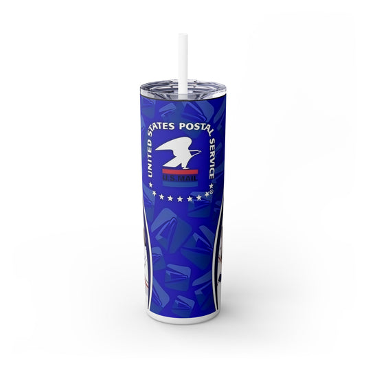 Postal Worker Profession - SleekSip Skinny 20oz Tumbler with Straw