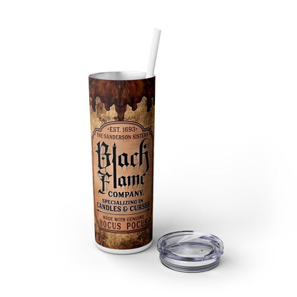 Black Flame Candle Company Hocus Pocus - SleekSip Skinny 20oz Tumbler with Straw