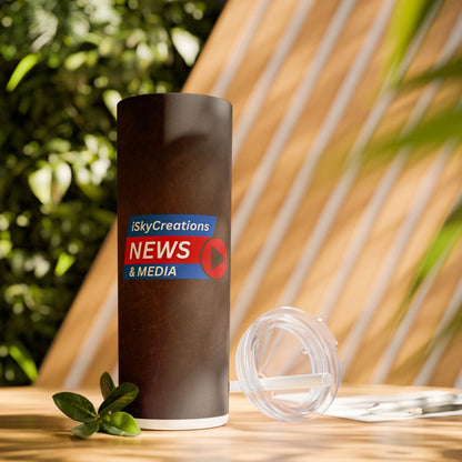 iSkyCreations - News & Media - SleekSip Skinny 20oz Tumbler with Straw