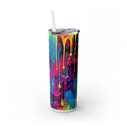 Graffiti - SleekSip Skinny 20oz Tumbler with Straw