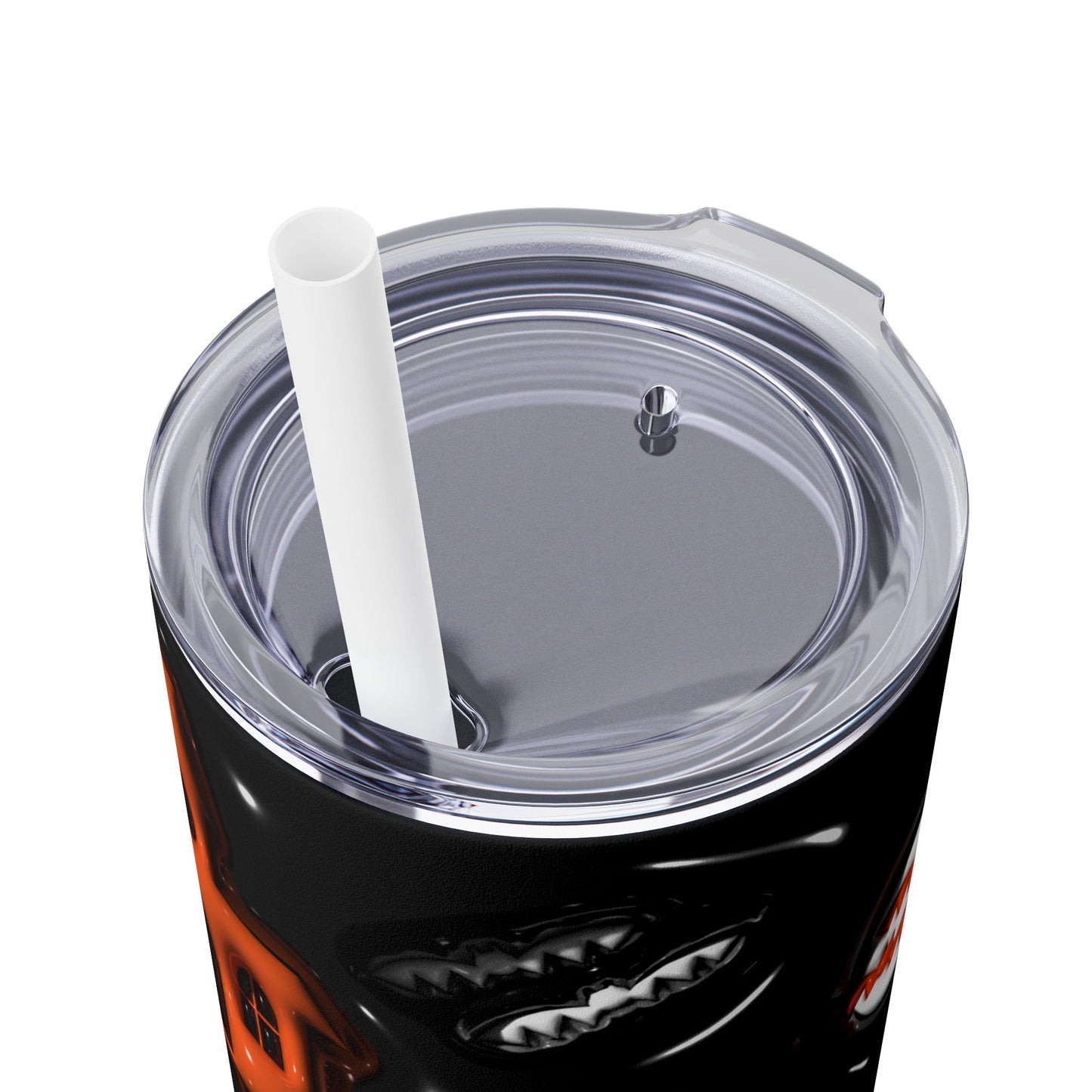 3D Inflated Halloween - SleekSip Skinny 20oz Tumbler with Straw