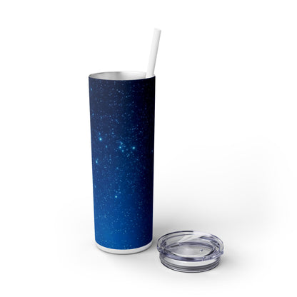 Starry Sky Galaxy - SleekSip Skinny 20oz Tumbler with Straw