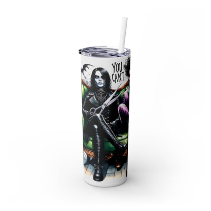 You Can’t Sit With Us Halloween - SleekSip Skinny 20oz Tumbler with Straw