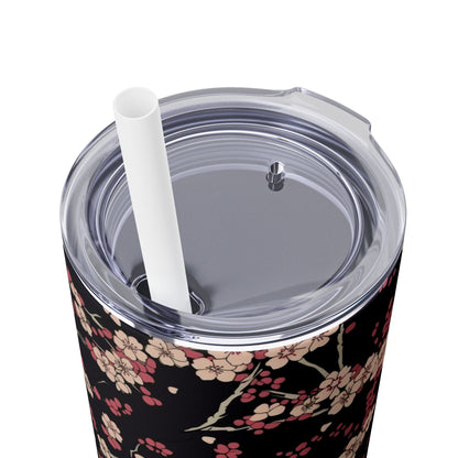 Japanese illustrations - SleekSip Skinny 20oz Tumbler with Straw