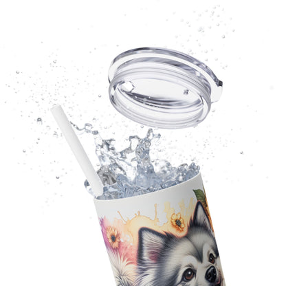 American Eskimo Dog - SleekSip Skinny 20oz Tumbler with Straw