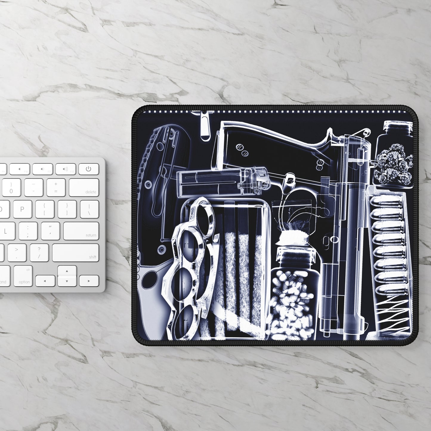 X-Ray Contraband Mousepad - A Desk with a Twist