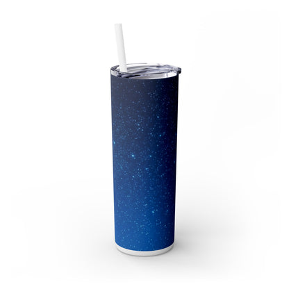 Starry Sky Galaxy - SleekSip Skinny 20oz Tumbler with Straw