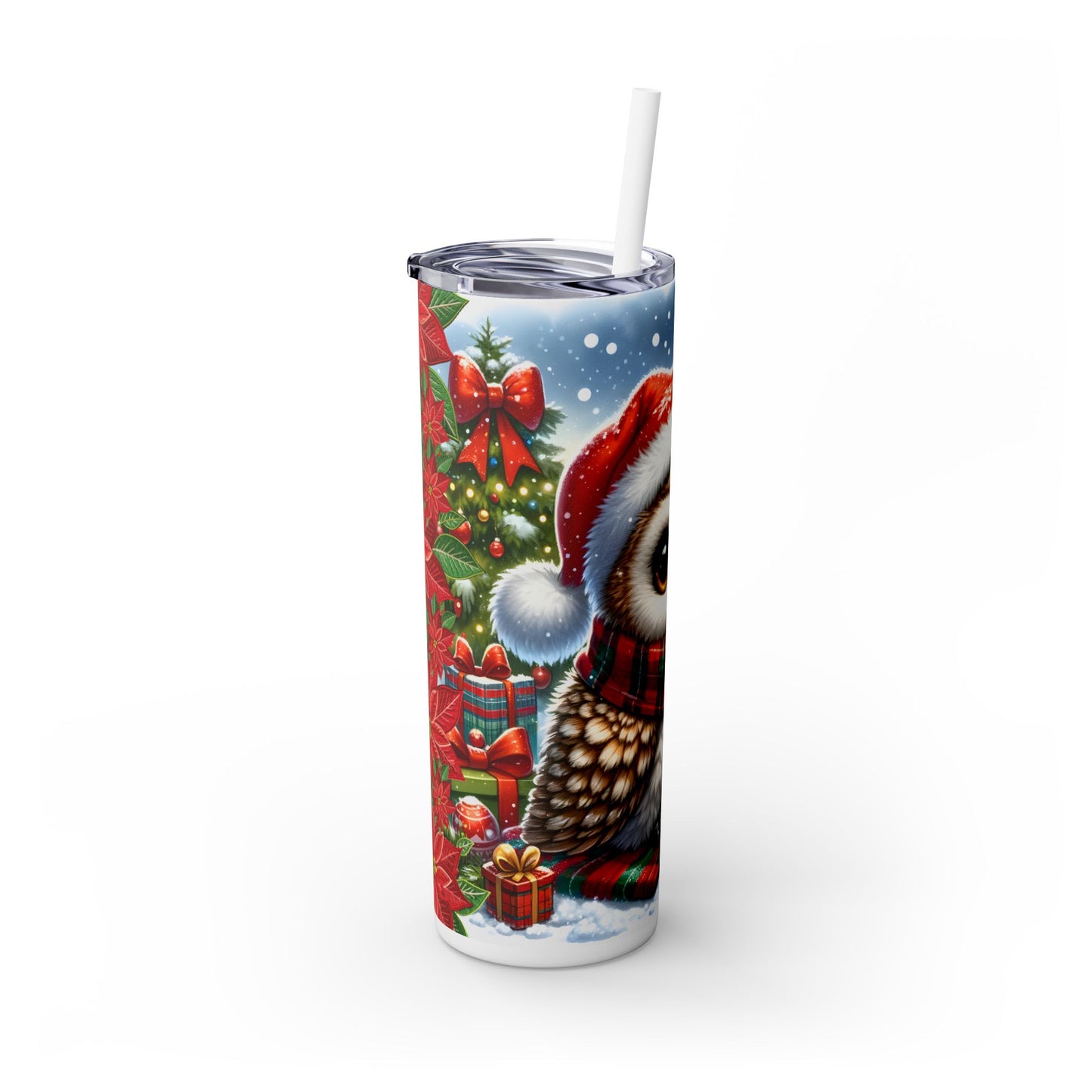 Christmas Time - SleekSip Skinny 20oz Tumbler with Straw