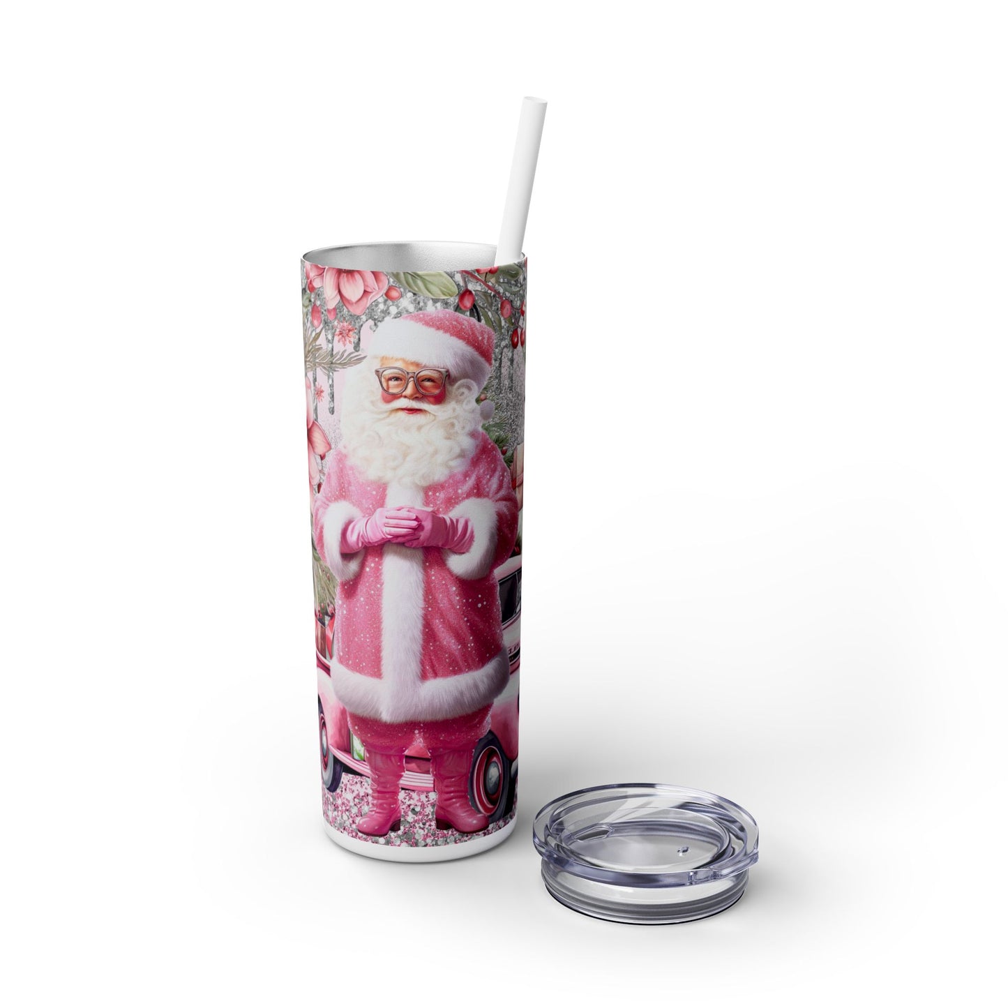 Christmas Time - SleekSip Skinny 20oz Tumbler with Straw