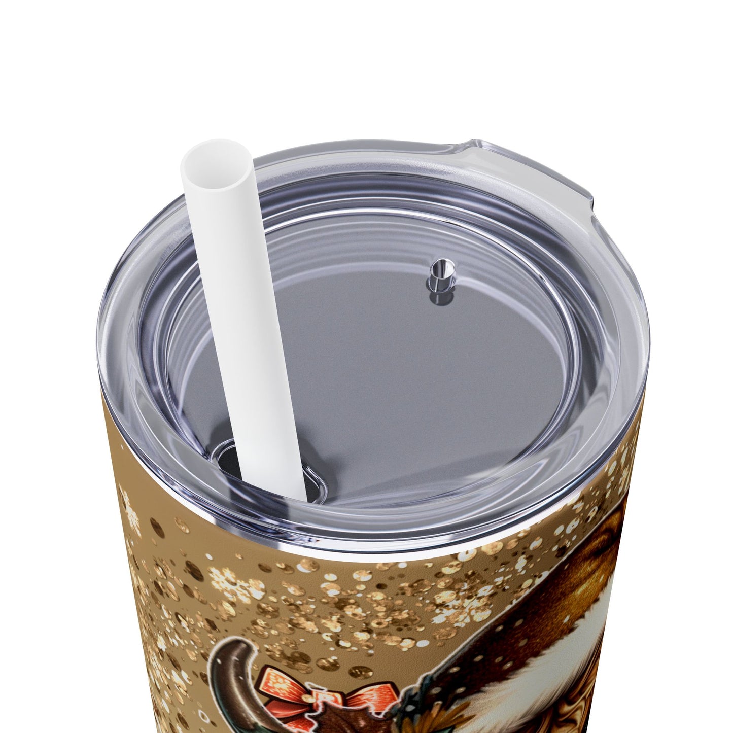 Christmas Time - SleekSip Skinny 20oz Tumbler with Straw