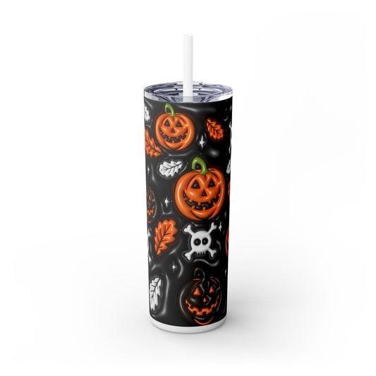 Halloween 3D Inflated - SleekSip Skinny 20oz Tumbler with Straw