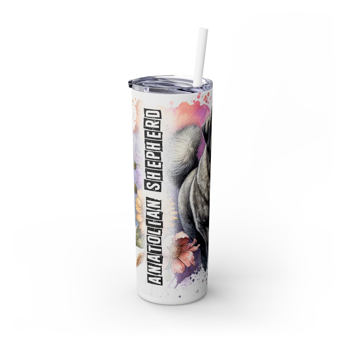 Anatolian Shepherd Dog - SleekSip Skinny 20oz Tumbler with Straw