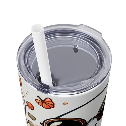 Cute Ghost - SleekSip Skinny 20oz Tumbler with Straw