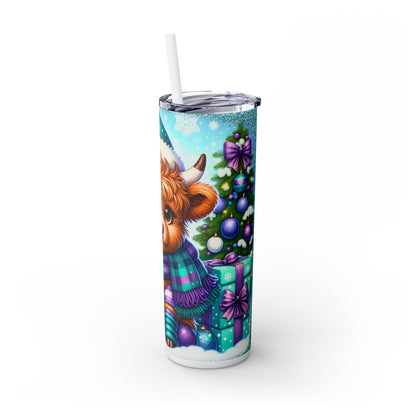 Christmas Time - SleekSip Skinny 20oz Tumbler with Straw