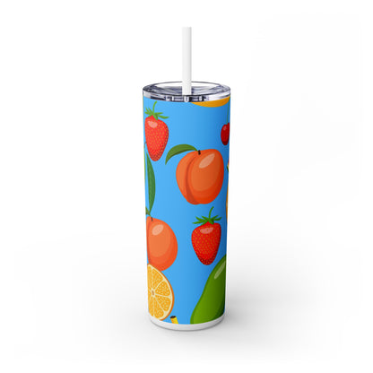 Delicious Fruit - SleekSip Skinny 20oz Tumbler with Straw