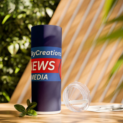 iSkyCreations - News & Media - SleekSip Skinny 20oz Tumbler with Straw