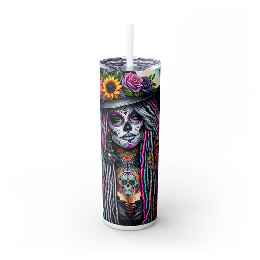 Halloween Girl - SleekSip Skinny 20oz Tumbler with Straw