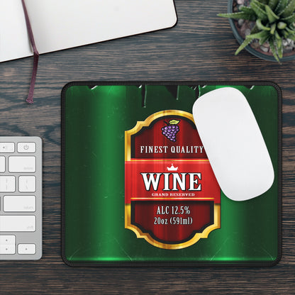 Finest Quality Wine Mousepad - Sip and Scroll