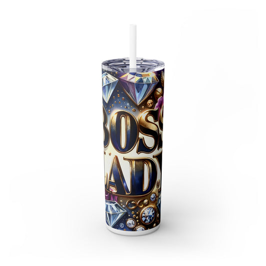 Boss Lady - SleekSip Skinny 20oz Tumbler with Straw