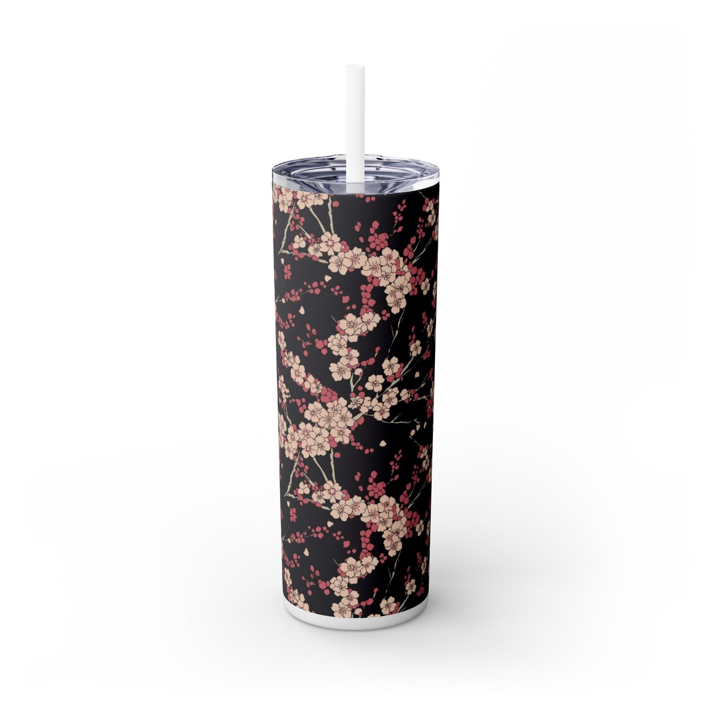 Japanese illustrations - SleekSip Skinny 20oz Tumbler with Straw