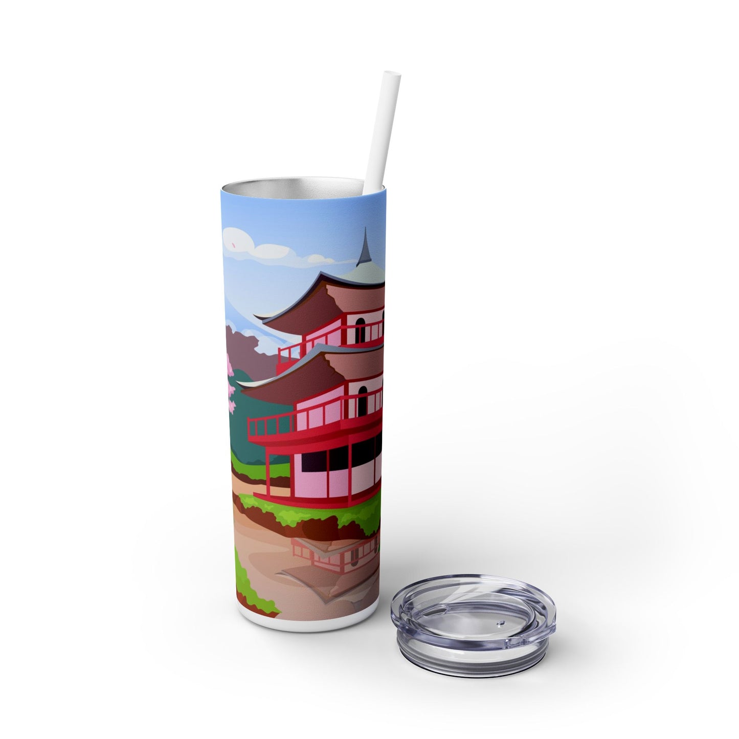 Japan - SleekSip Skinny 20oz Tumbler with Straw