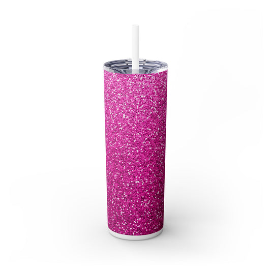 Magical Unicorn Glitter - SleekSip Skinny 20oz Tumbler with Straw