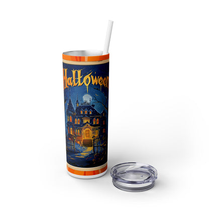 Halloween Card - SleekSip Skinny 20oz Tumbler with Straw