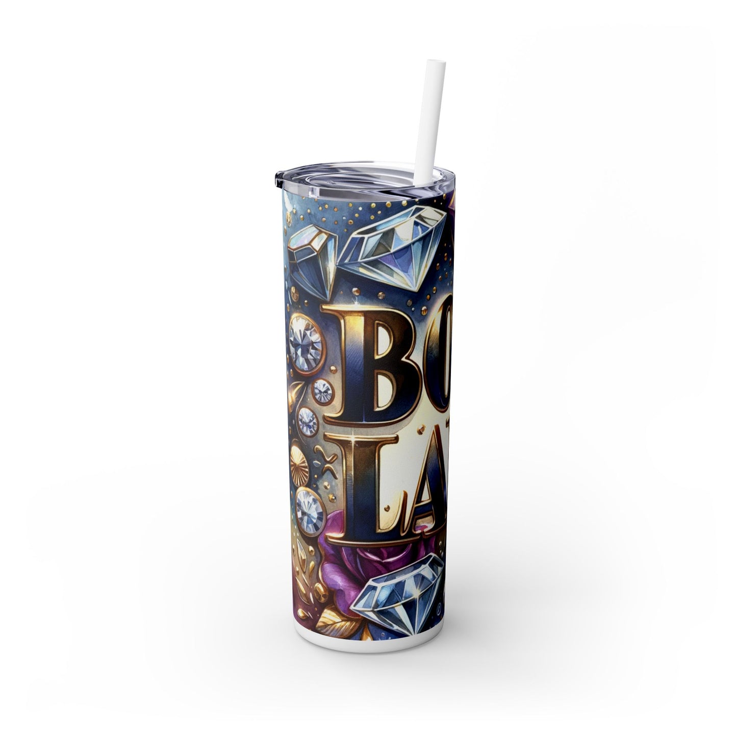 Boss Lady - SleekSip Skinny 20oz Tumbler with Straw