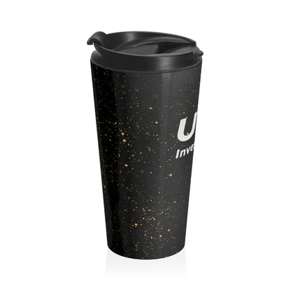 UFO Investigator Stainless Steel Travel Mug – 15oz