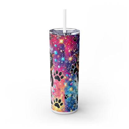 Crazy Cat Lady - SleekSip Skinny 20oz Tumbler with Straw