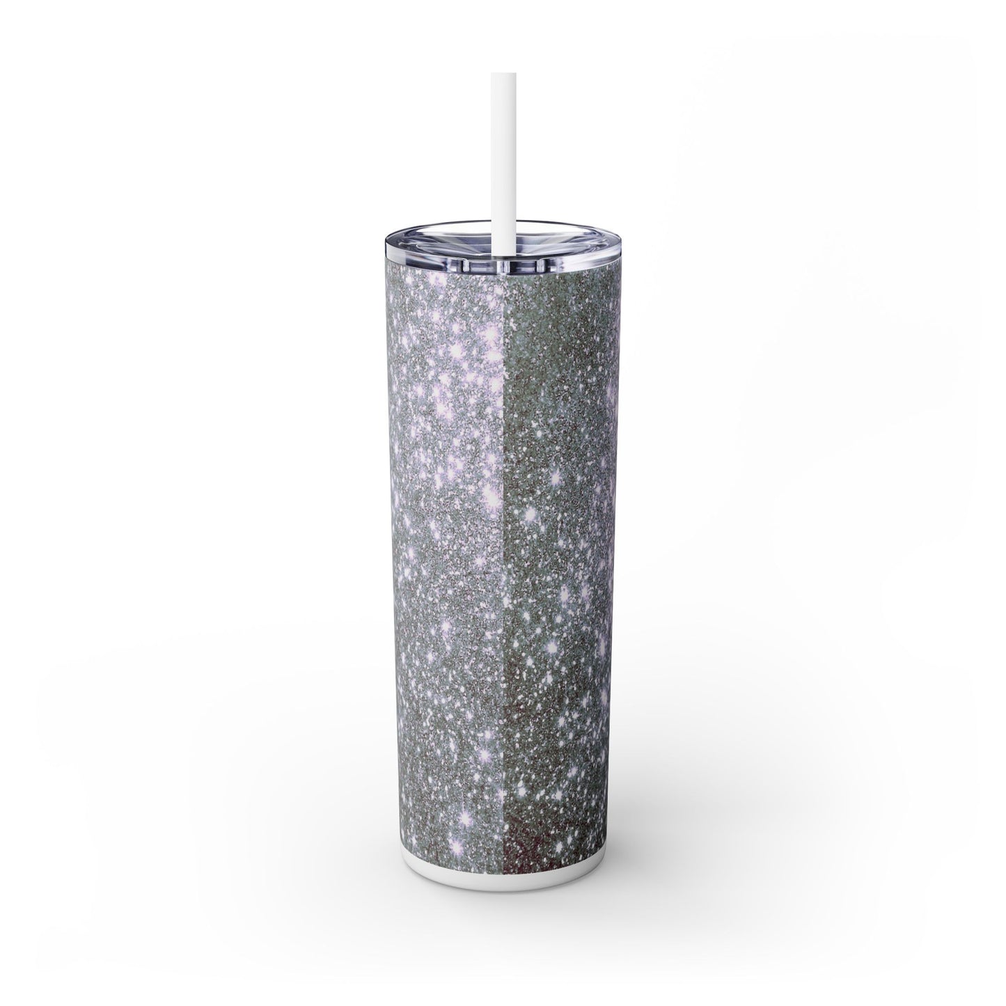 RX Coffee Sparkles - SleekSip Skinny 20oz Tumbler with Straw