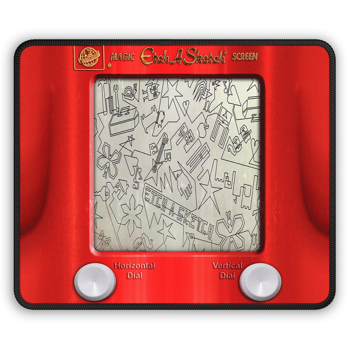 Etch-A-Sketch Mousepad - Retro Creativity for Your Desk