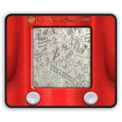 Etch-A-Sketch Mousepad - Retro Creativity for Your Desk