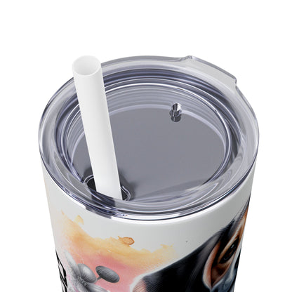 Beagle - SleekSip Skinny 20oz Tumbler with Straw