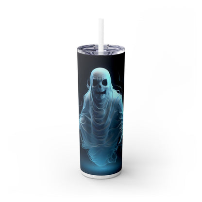 Scary Ghost - SleekSip Skinny 20oz Tumbler with Straw