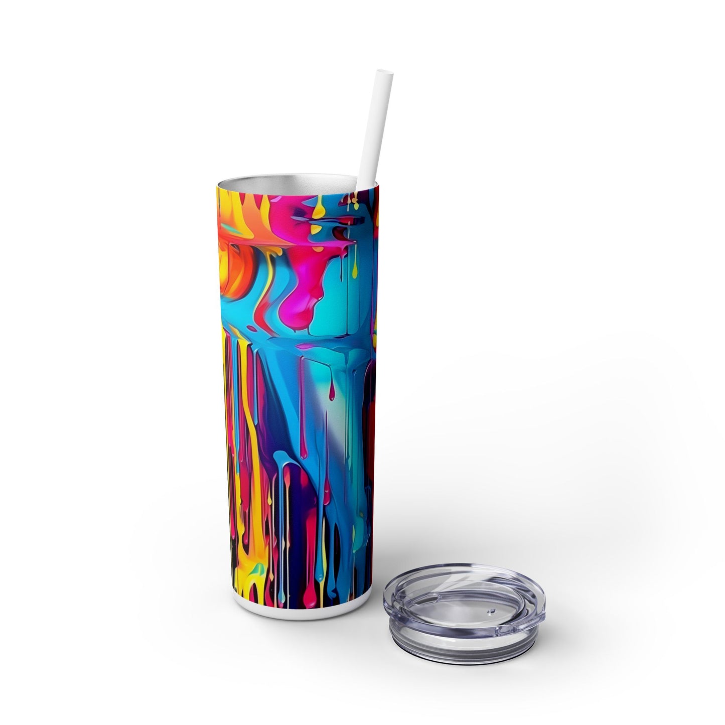 Graffiti - SleekSip Skinny 20oz Tumbler with Straw