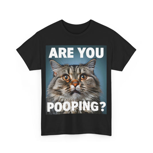 Are You Pooping Cat Funny Saying - Express Delivery available