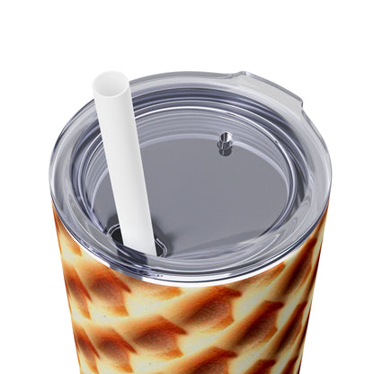 Waffle Cone - SleekSip Skinny 20oz Tumbler with Straw