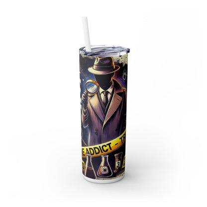 True Crime Addict - SleekSip Skinny 20oz Tumbler with Straw