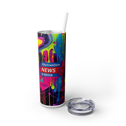 iSkyCreations - News & Media - SleekSip Skinny 20oz Tumbler with Straw