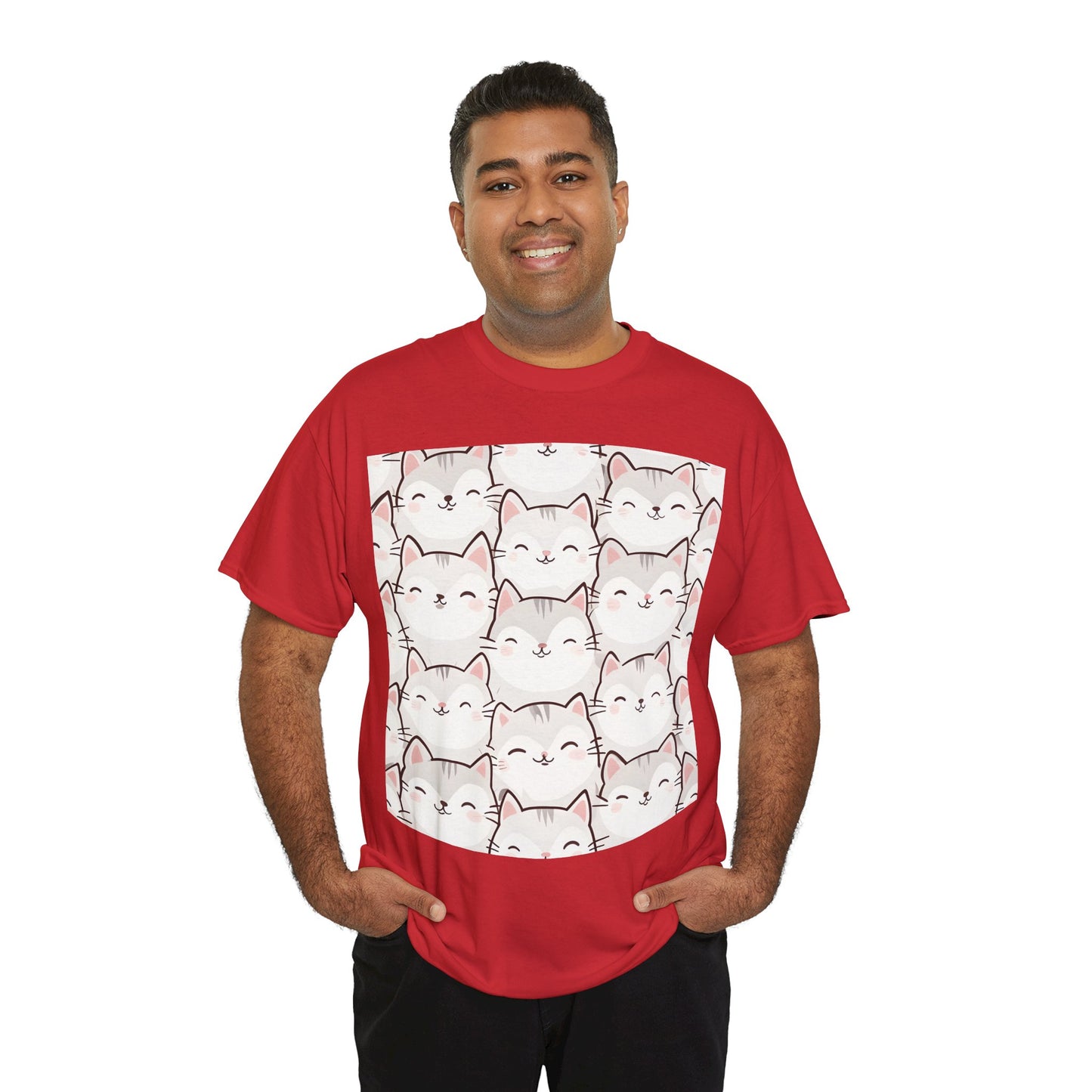 Red Bundle of Smiling Kitty Cats - Express Delivery available