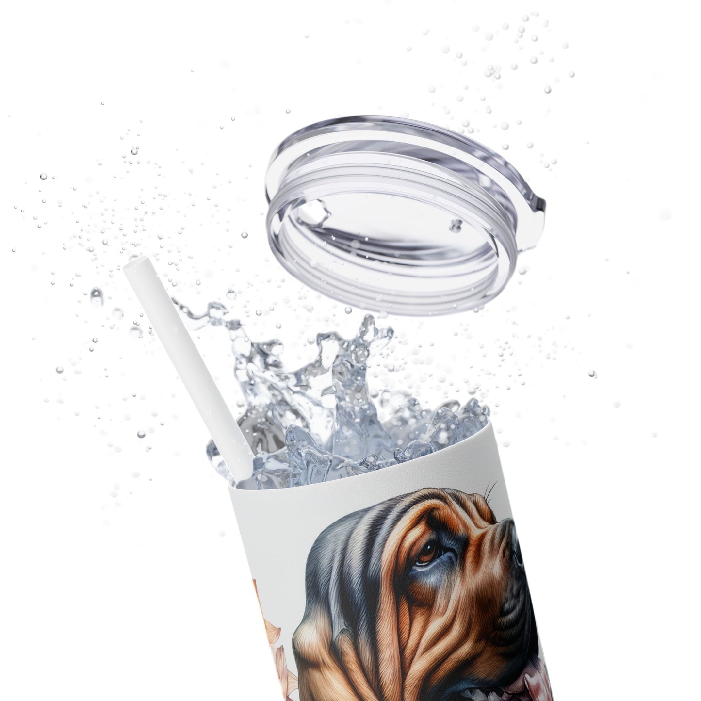 Bloodhound - SleekSip Skinny 20oz Tumbler with Straw