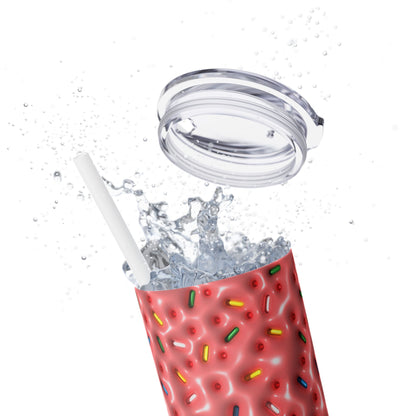 3D Inflated Ice Cream - SleekSip Skinny 20oz Tumbler with Straw