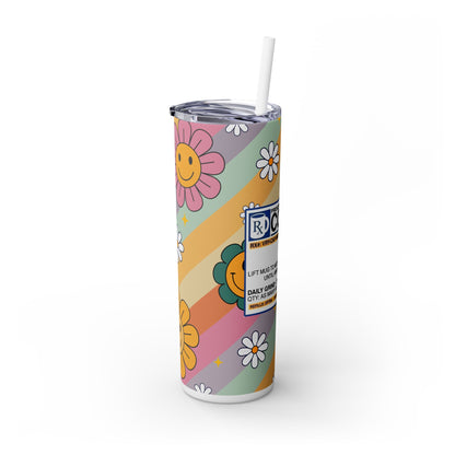 RX Coffee - SleekSip Skinny 20oz Tumbler with Straw