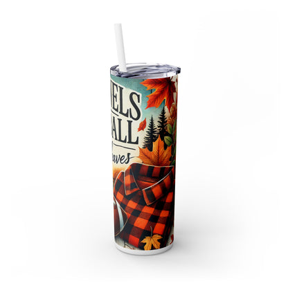 Flannels and Football - SleekSip Skinny 20oz Tumbler with Straw