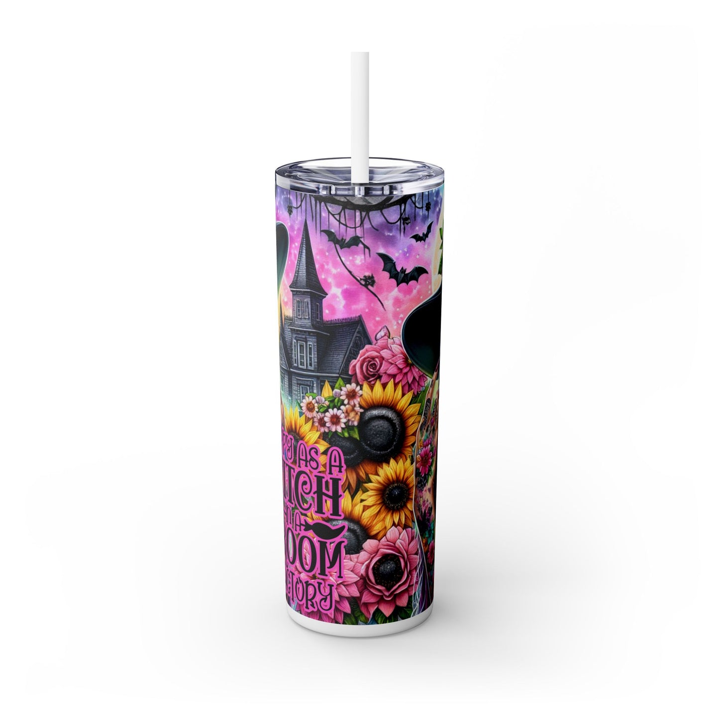 Halloween Girl - SleekSip Skinny 20oz Tumbler with Straw