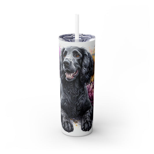 American Water Spaniel - SleekSip Skinny 20oz Tumbler with Straw