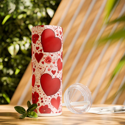 Heartfelt Blossoms Love Tumbler – 20oz