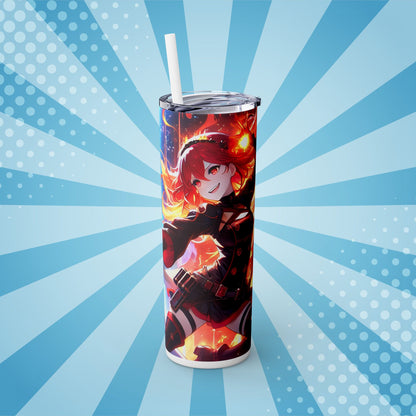 Neon Samurai Anime Tumbler – 20oz