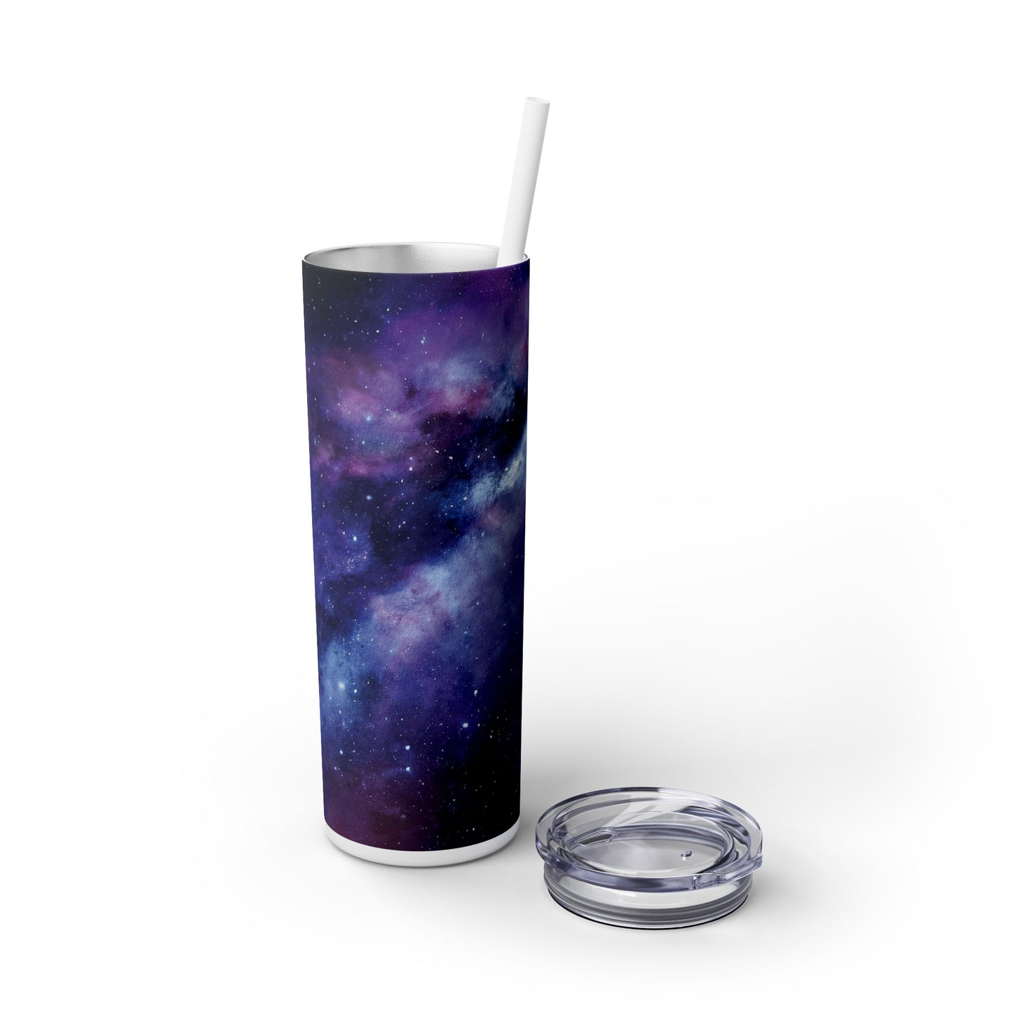 Starry Sky Galaxy - SleekSip Skinny 20oz Tumbler with Straw